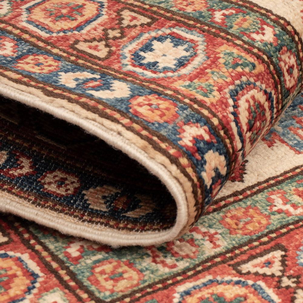 Ziegler Teppich - Kazak - Royal - 91 x 57 cm - beige