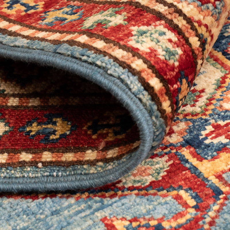 Ziegler Teppich - Kazak - Royal - 90 x 62 cm - blau