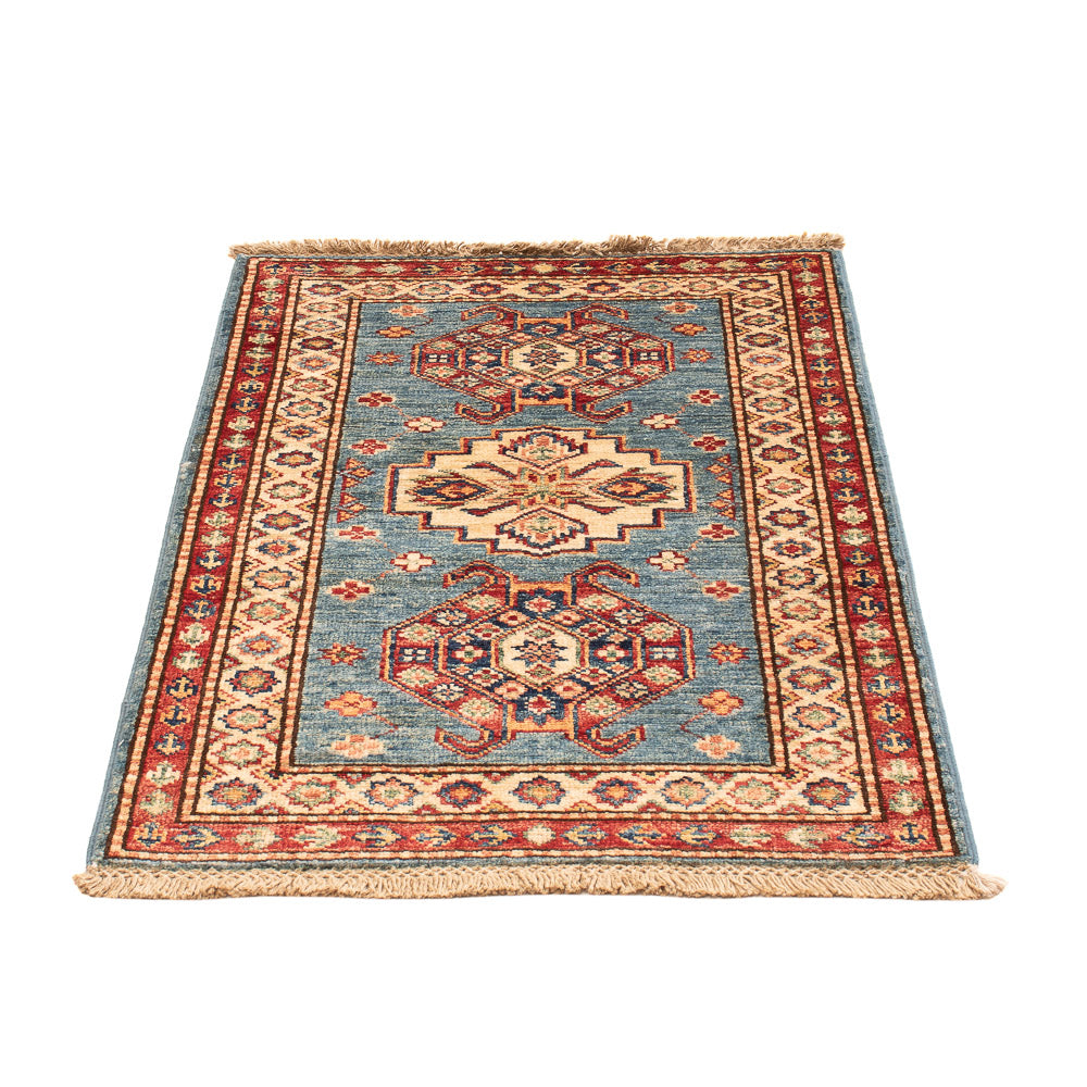 Ziegler Teppich - Kazak - Royal - 90 x 62 cm - blau
