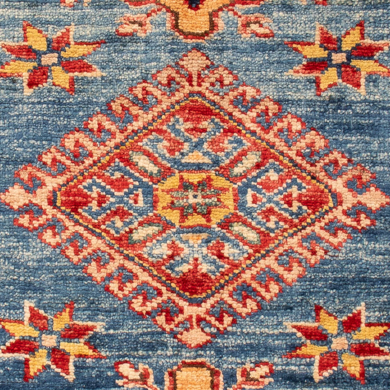 Ziegler Teppich - Kazak - Royal - 84 x 60 cm - blau