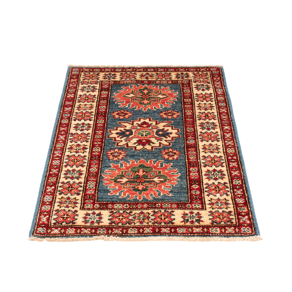 Ziegler Teppich - Kazak - Royal - 86 x 56 cm - blau