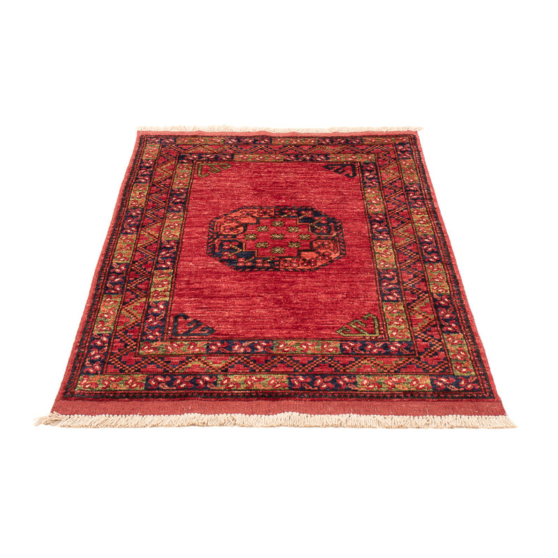 Afghan Teppich - 123 x 83 cm - rot