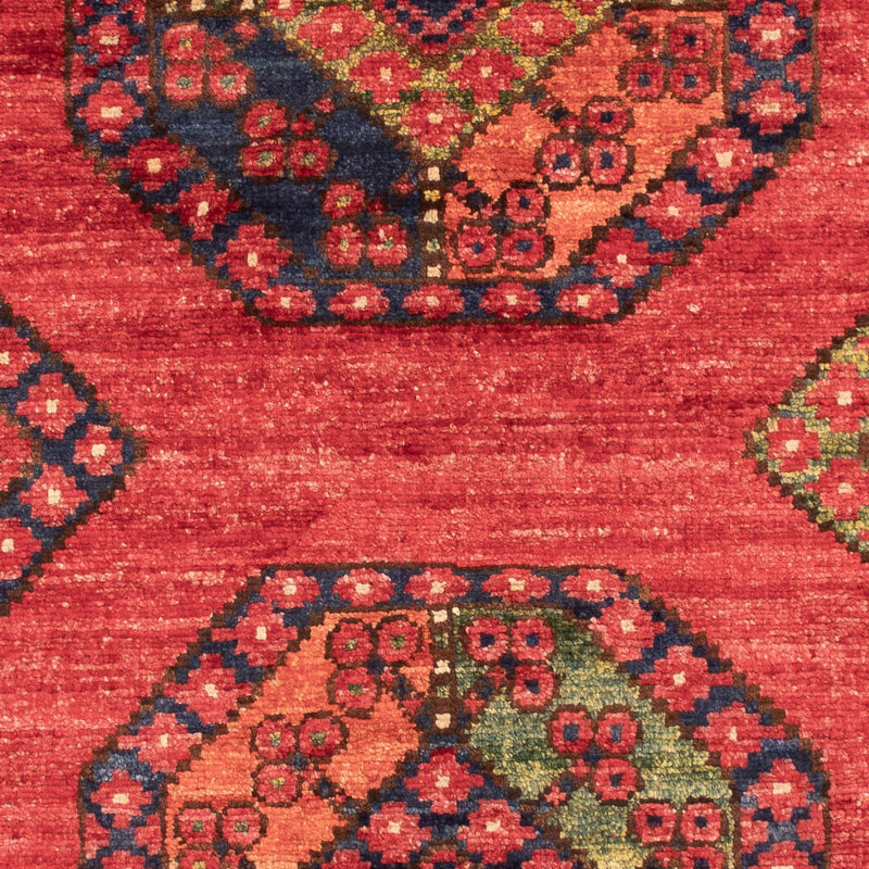 Afghan Teppich - 117 x 81 cm - rot