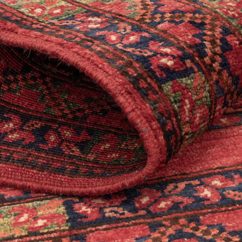 Afghan Teppich - 117 x 81 cm - rot