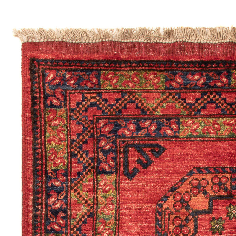 Afghan Teppich - 125 x 87 cm - rot