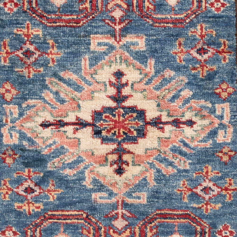 Ziegler Teppich - Kazak - Royal - 123 x 83 cm - blau
