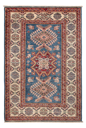 Ziegler Teppich - Kazak - Royal - 121 x 81 cm - blau