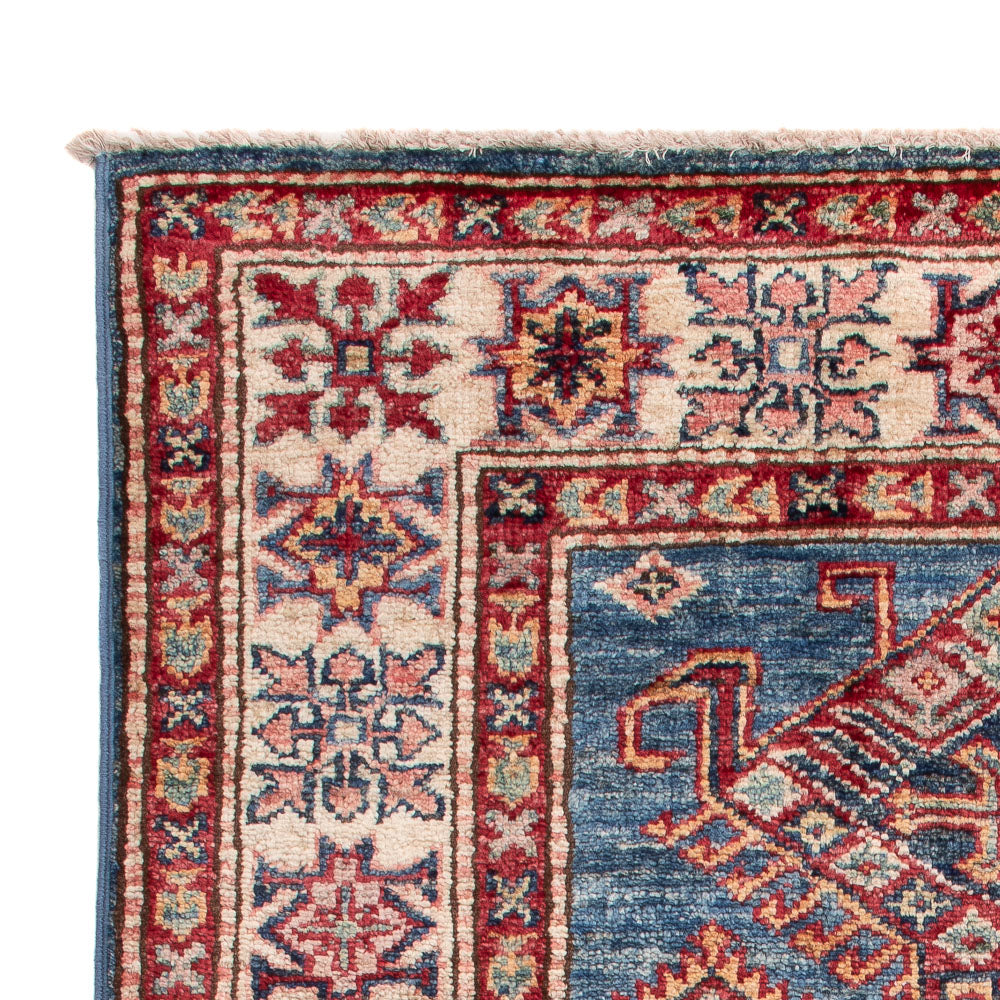 Ziegler Teppich - Kazak - Royal - 125 x 82 cm - blau