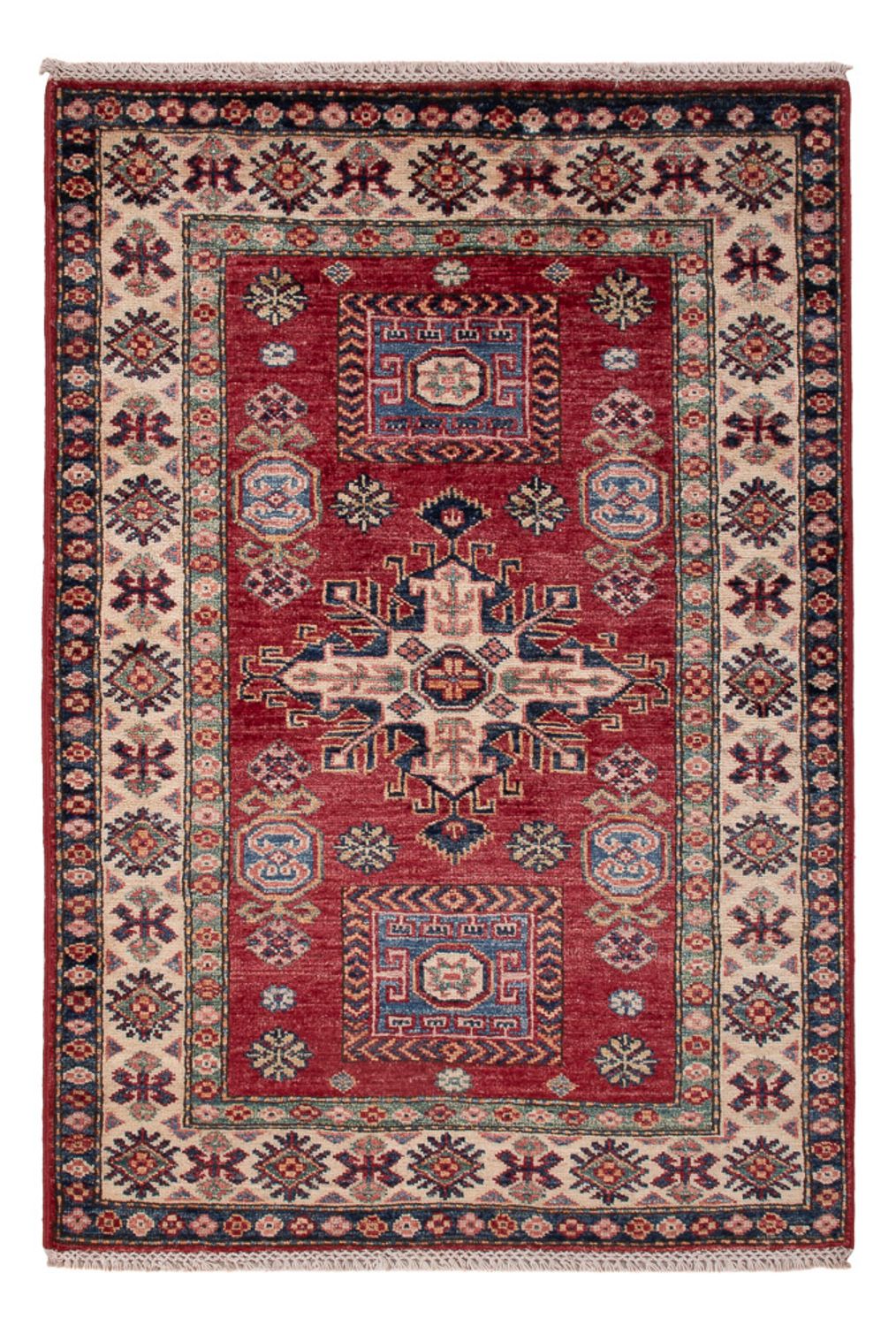 Ziegler Teppich - Kazak - Royal - 122 x 82 cm - bordeauxrot