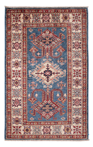 Ziegler Teppich - Kazak - Royal - 125 x 82 cm - blau