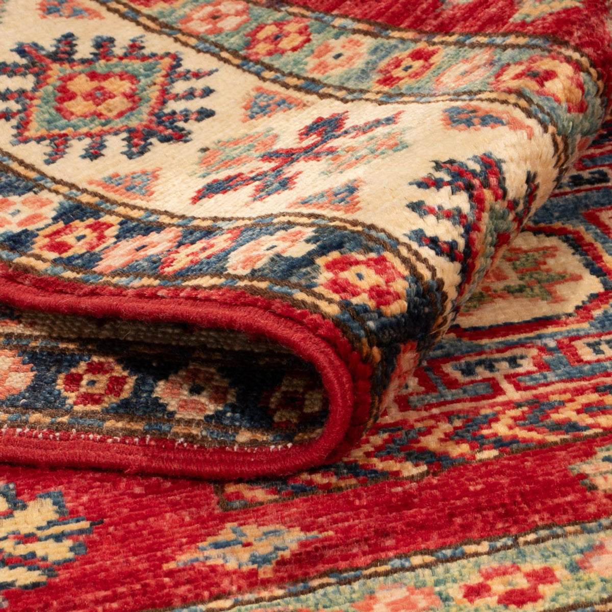 Ziegler Teppich - Kazak - Royal - 122 x 84 cm - bordeauxrot