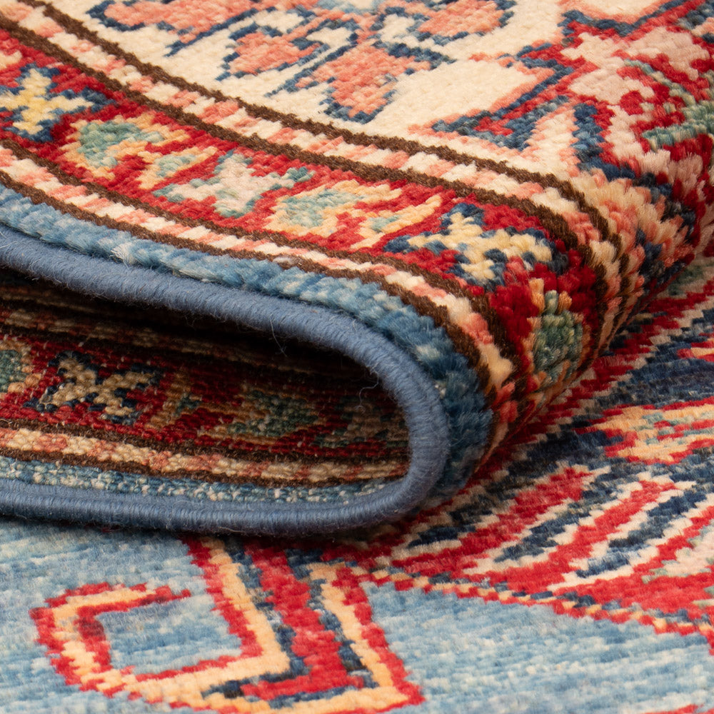 Ziegler Teppich - Kazak - Royal - 126 x 81 cm - blau