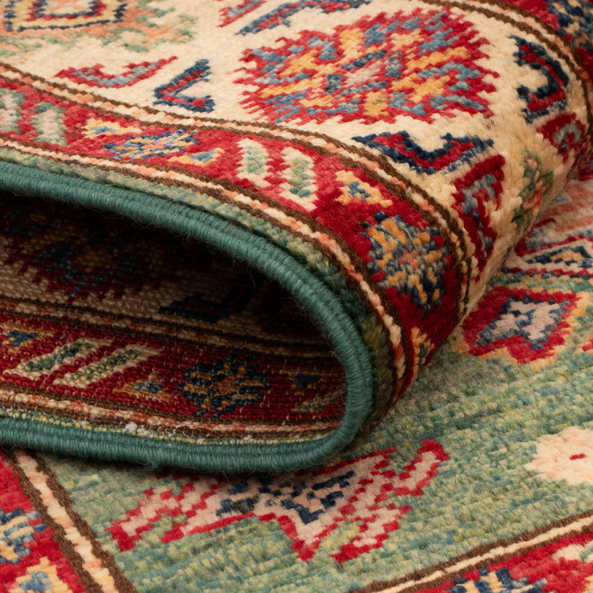 Ziegler Teppich - Kazak - Royal - 121 x 78 cm - grün