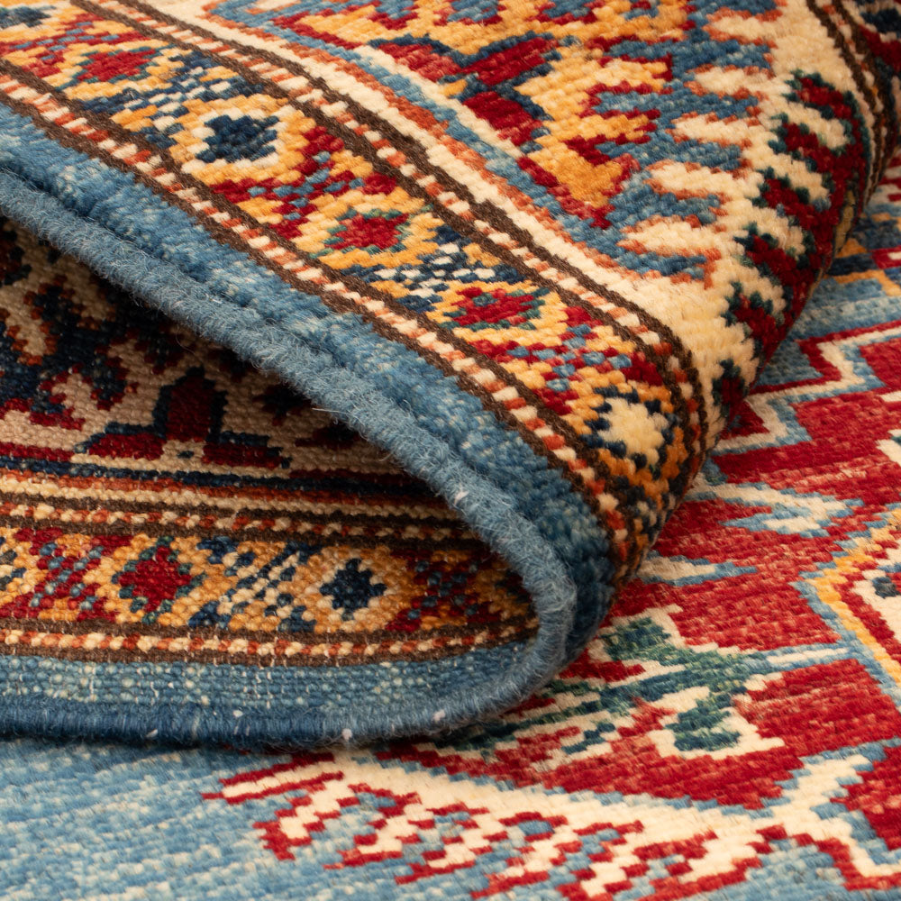 Ziegler Teppich - Kazak - Royal - 121 x 92 cm - blau