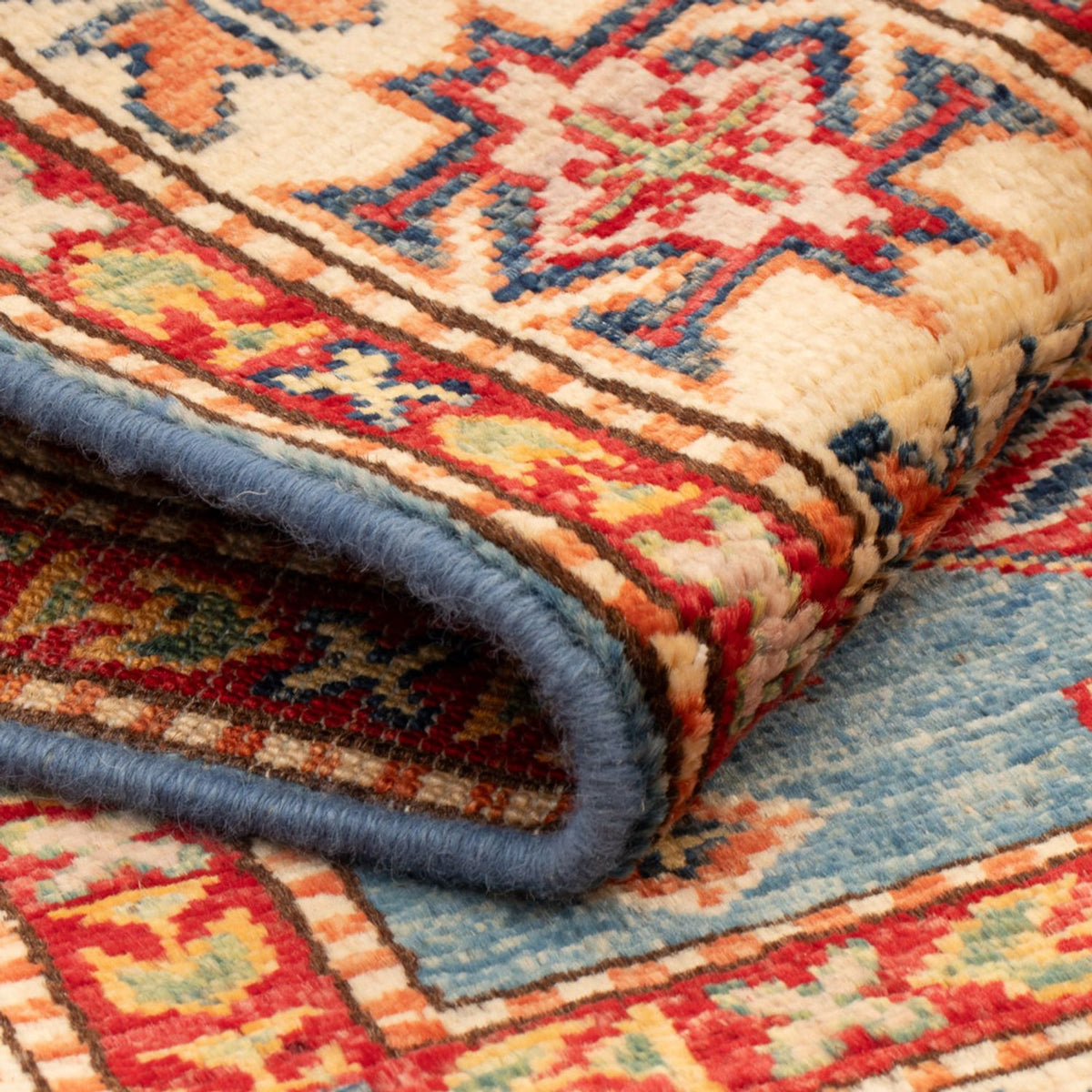 Ziegler Teppich - Kazak - Royal - 119 x 81 cm - blau