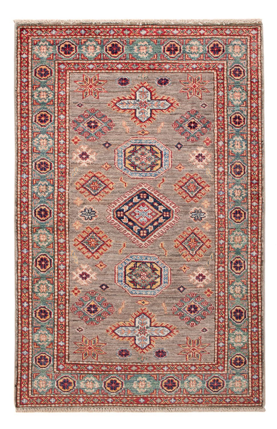 Ziegler Teppich - Kazak - Royal - 123 x 77 cm - taupe