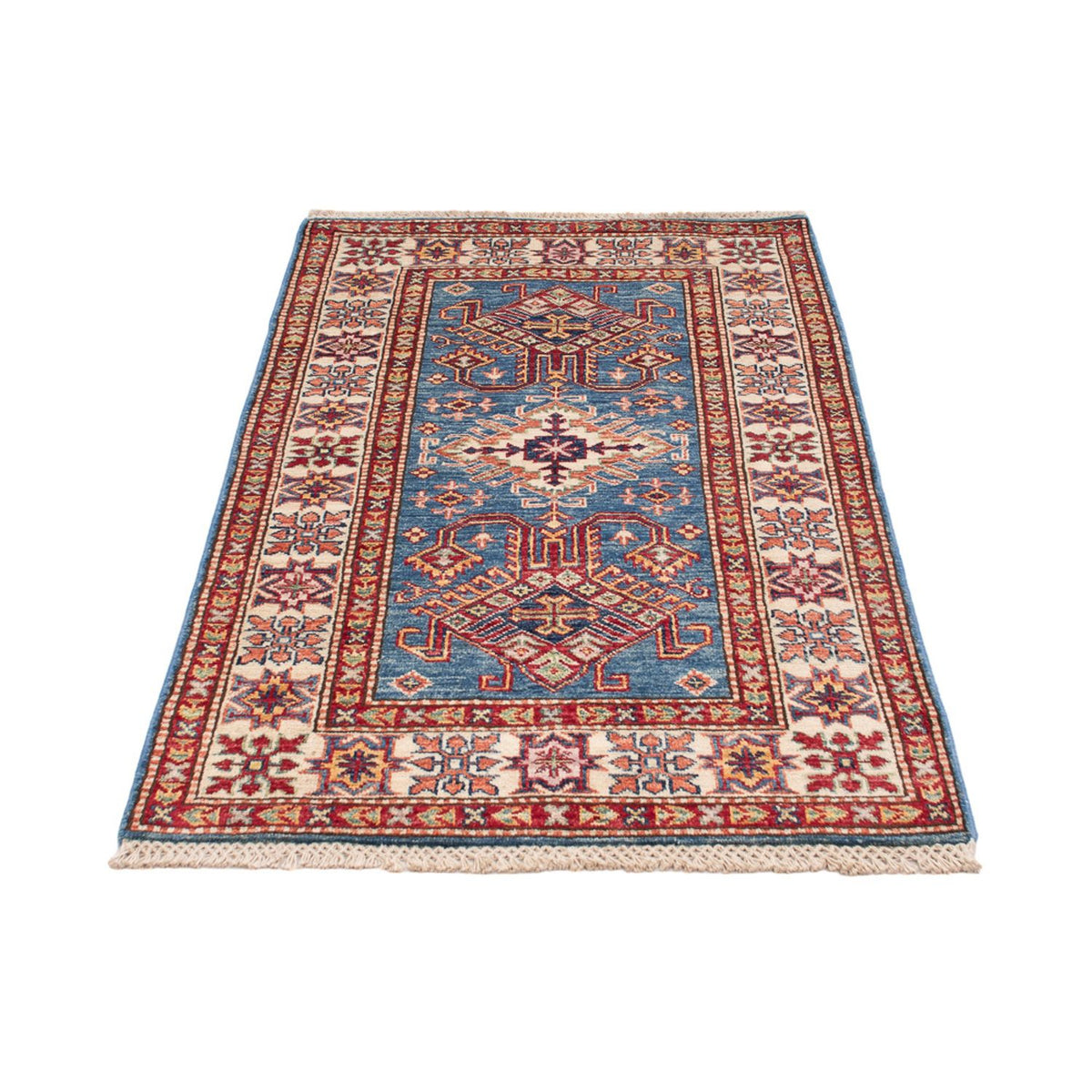 Ziegler Teppich - Kazak - Royal - 125 x 80 cm - blau