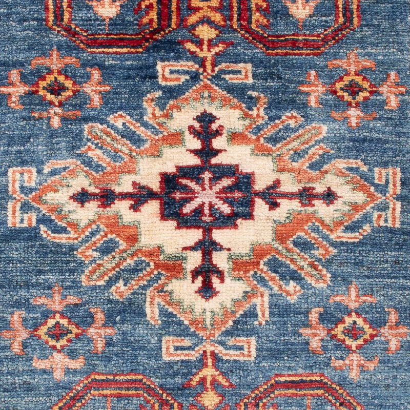 Ziegler Teppich - Kazak - Royal - 127 x 80 cm - blau