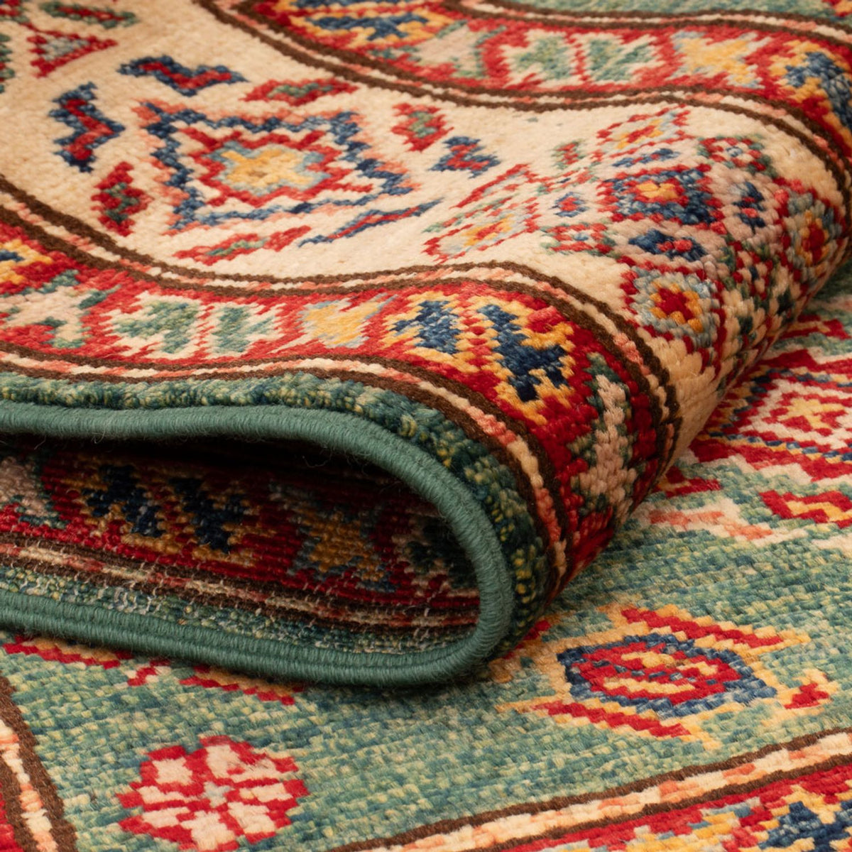 Ziegler Teppich - Kazak - Royal - 122 x 80 cm - grün