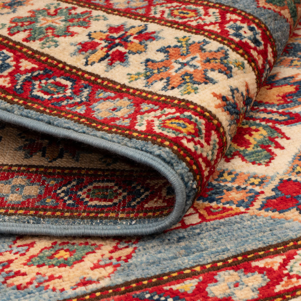 Ziegler Teppich - Kazak - Royal - 114 x 81 cm - blau