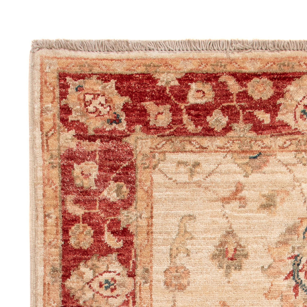 Ziegler Teppich - 128 x 80 cm - beige