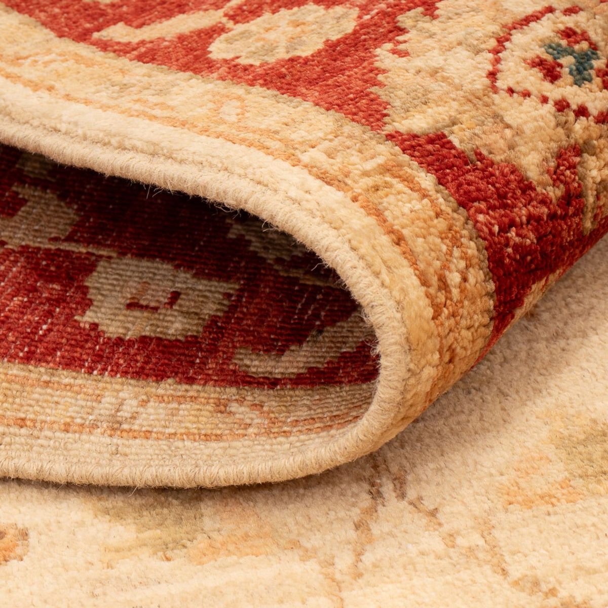 Ziegler Teppich - 128 x 80 cm - beige