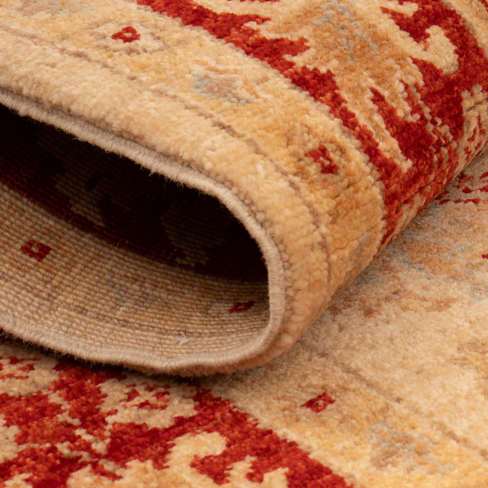 Ziegler Teppich - 141 x 73 cm - beige