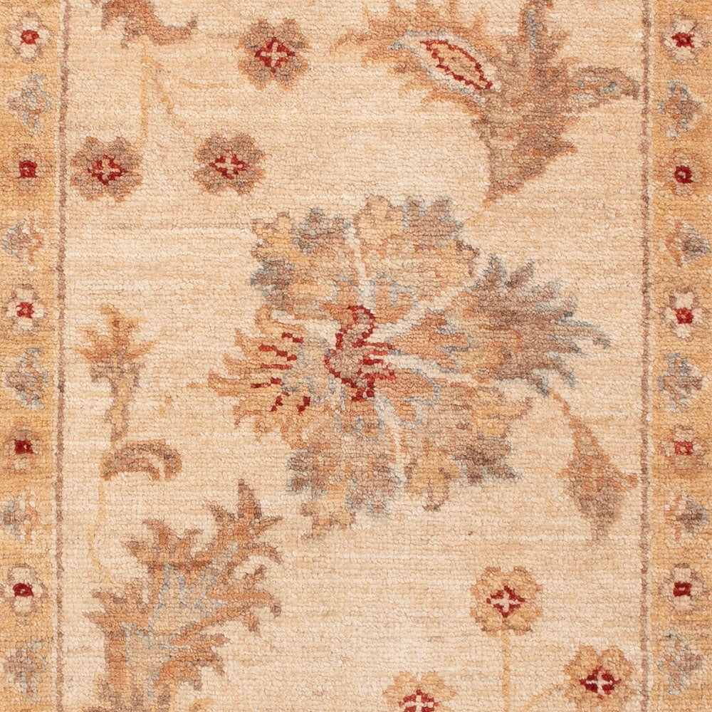 Ziegler Teppich - 140 x 73 cm - beige