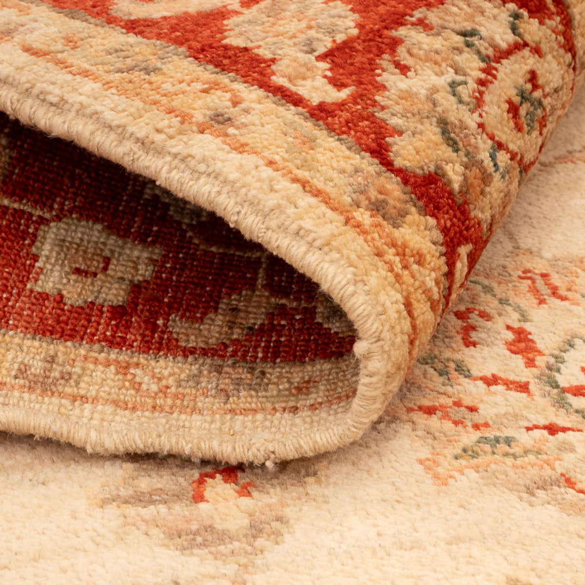 Ziegler Teppich - 123 x 85 cm - beige