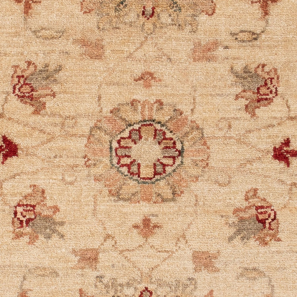 Ziegler Teppich - 110 x 95 cm - beige