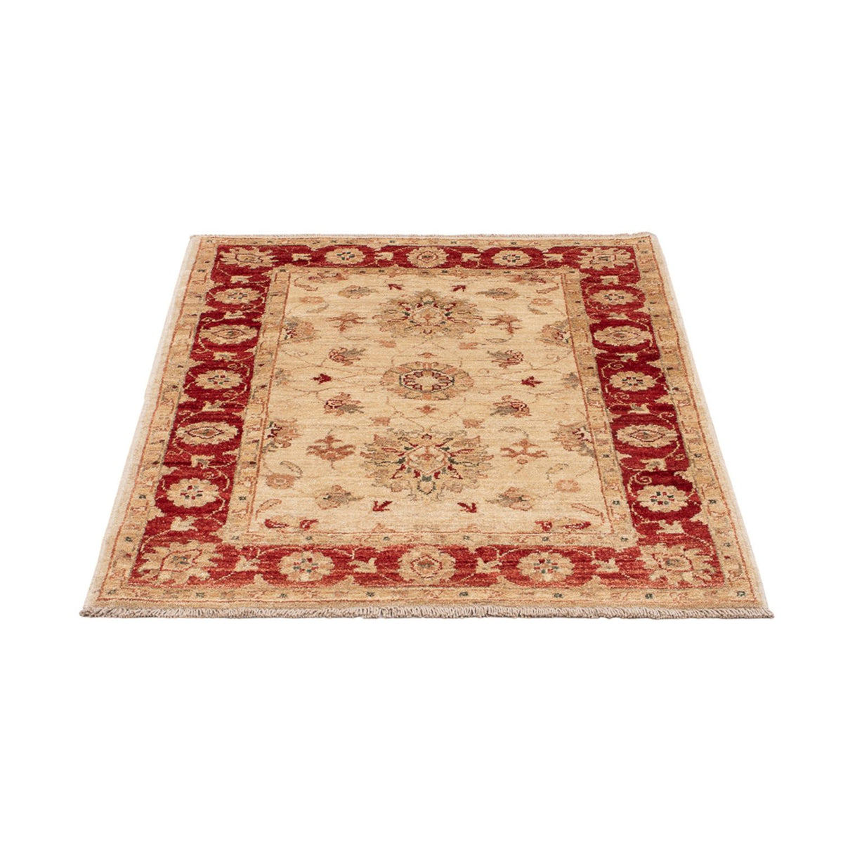 Ziegler Teppich - 110 x 95 cm - beige
