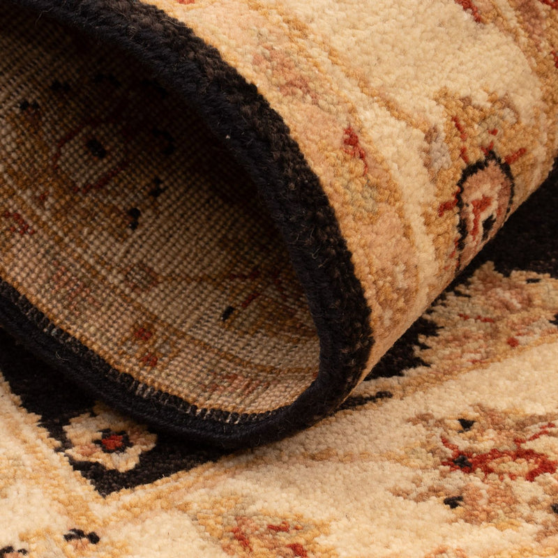 Ziegler Teppich - 120 x 80 cm - schwarz