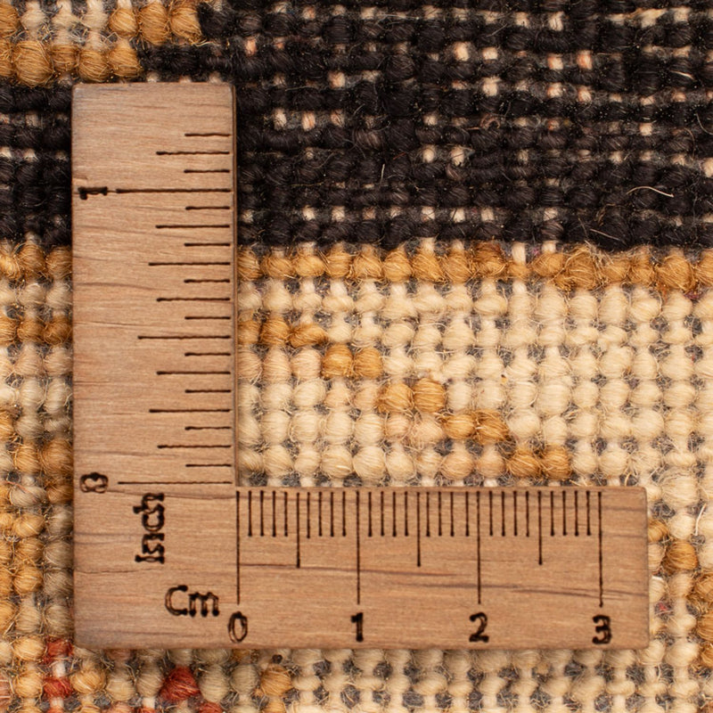 Ziegler Teppich - 120 x 80 cm - schwarz