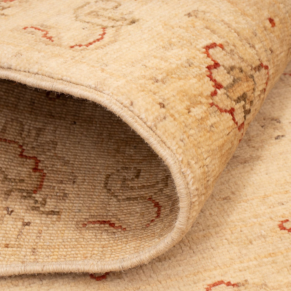 Ziegler Teppich - 129 x 82 cm - beige