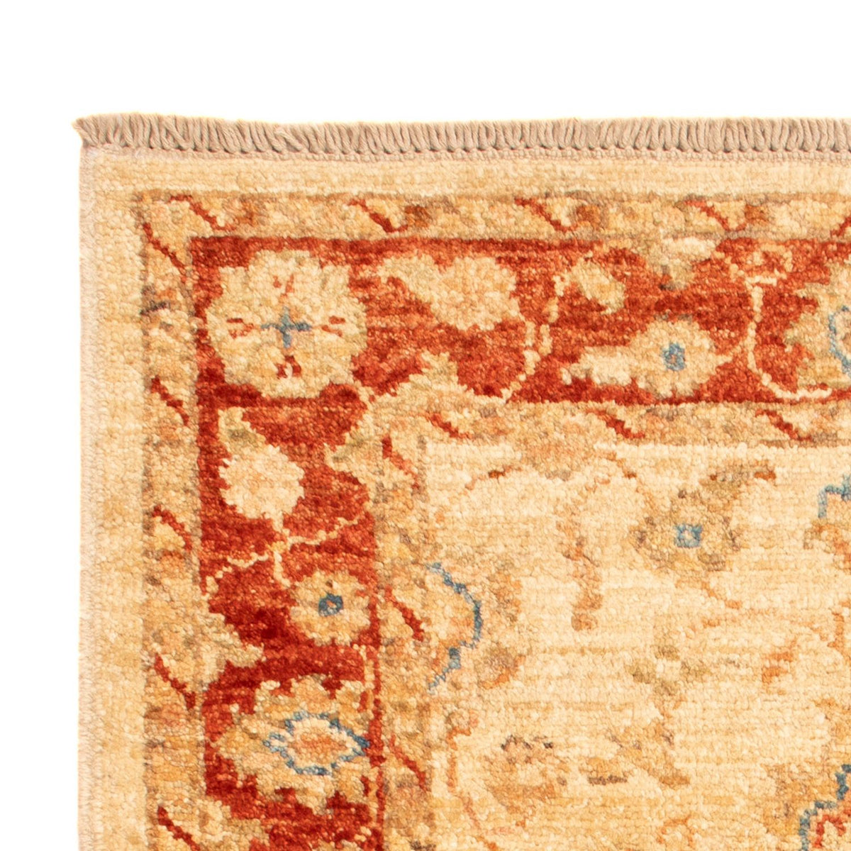 Ziegler Teppich - 86 x 63 cm - beige