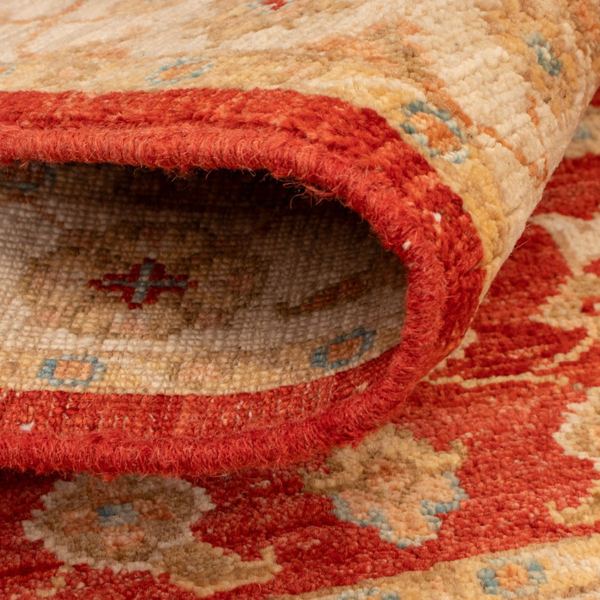 Ziegler Teppich - 87 x 59 cm - rot