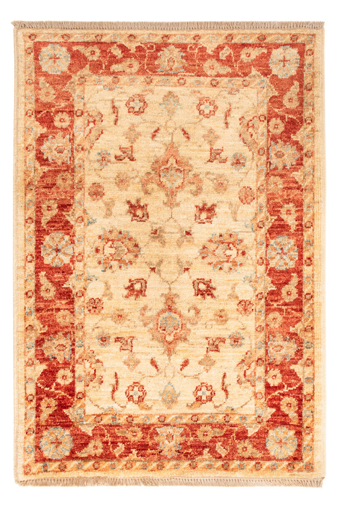 Ziegler Teppich - 89 x 62 cm - beige