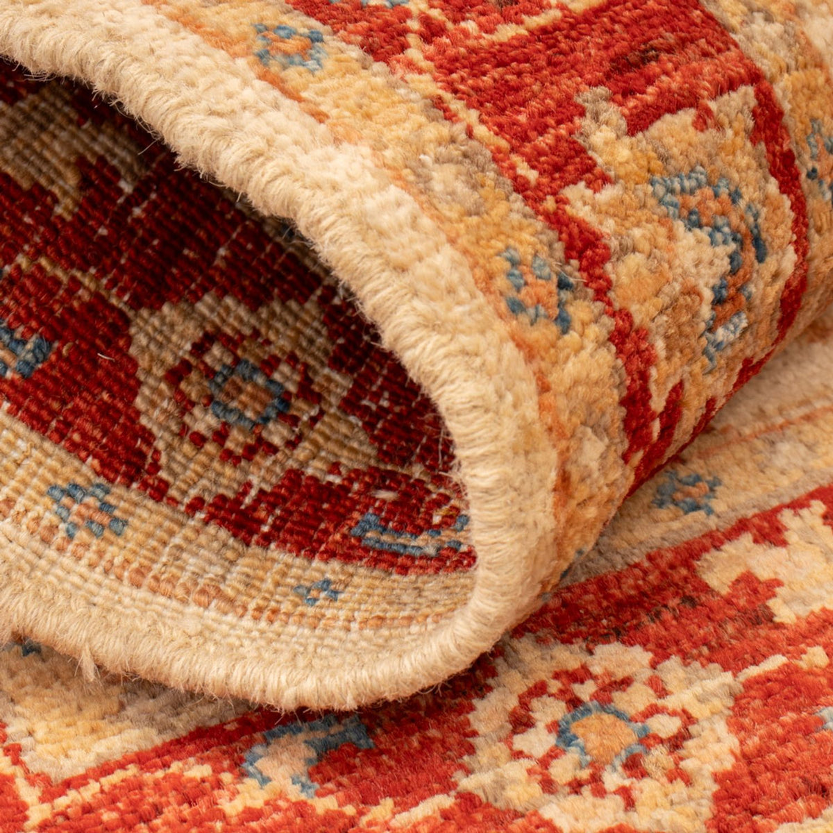 Ziegler Teppich - 89 x 63 cm - beige