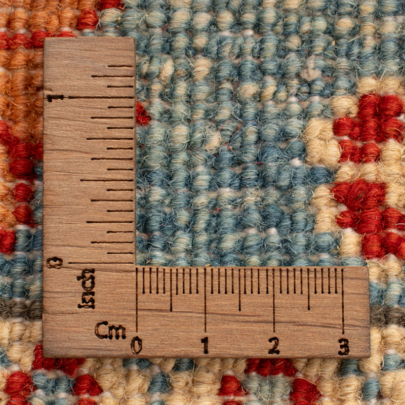 Ziegler Teppich - Kazak - 86 x 62 cm - hellblau