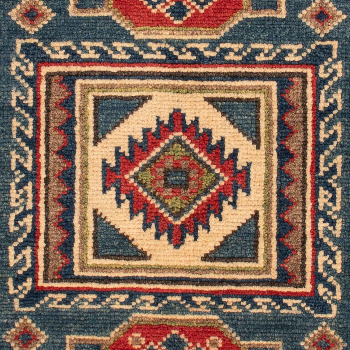 Ziegler Teppich - Kazak - 90 x 64 cm - blau