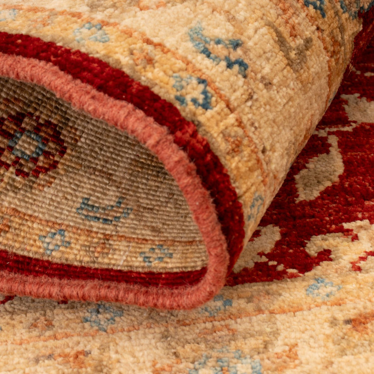 Ziegler Teppich - 86 x 62 cm - rot