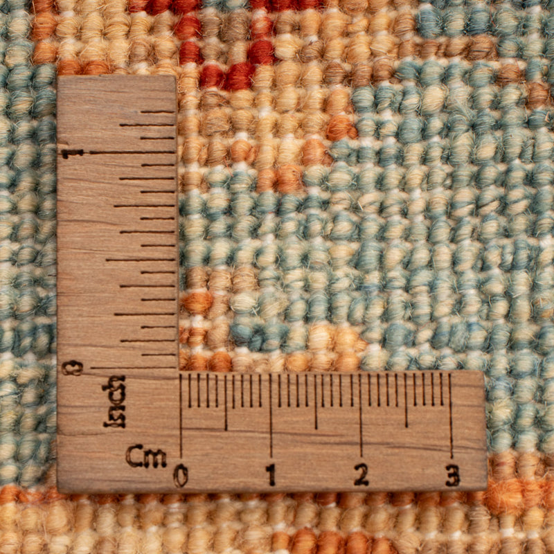 Ziegler Teppich - 95 x 62 cm - türkis