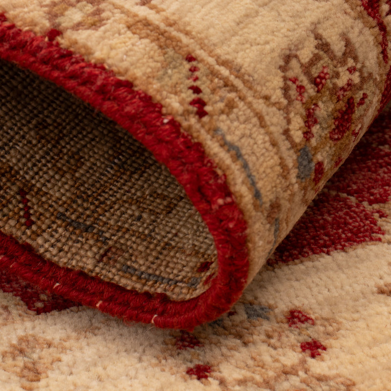 Ziegler Teppich - 90 x 60 cm - bordeauxrot