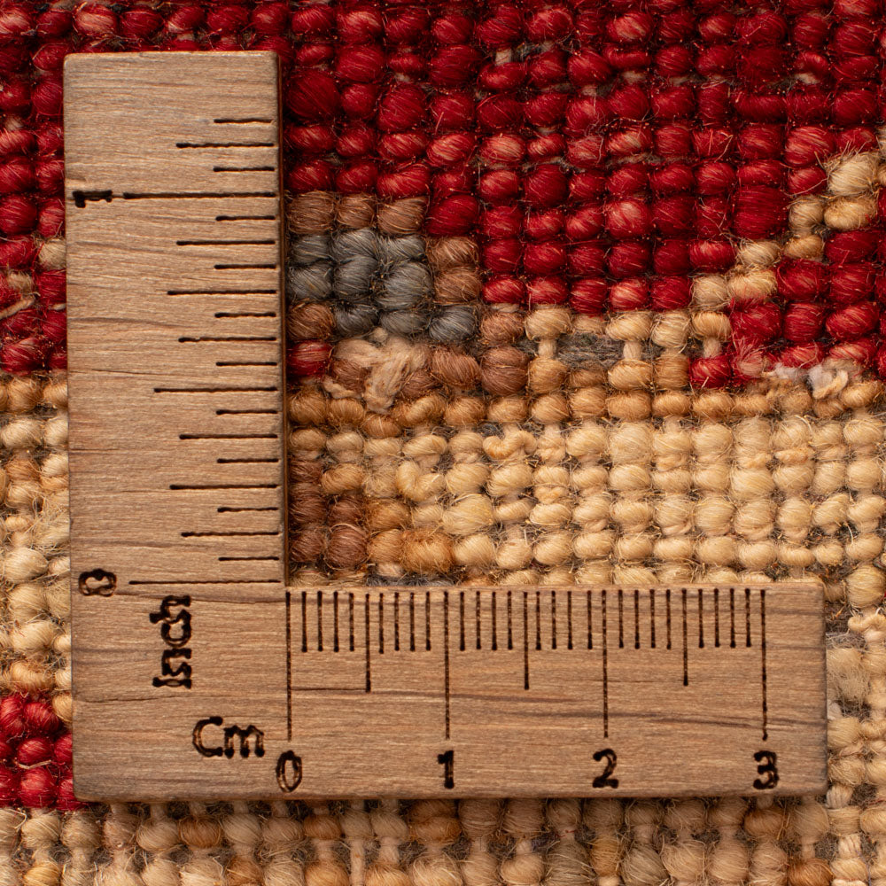 Ziegler Teppich - 90 x 60 cm - bordeauxrot