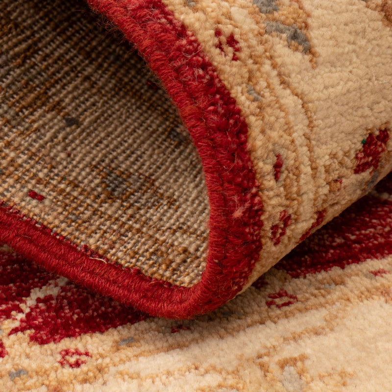 Ziegler Teppich - 90 x 60 cm - bordeauxrot