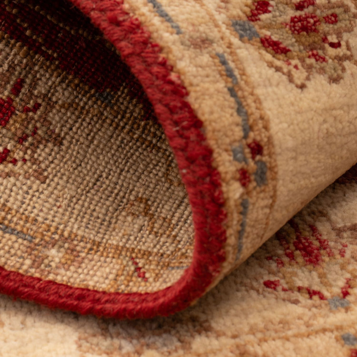 Ziegler Teppich - 90 x 60 cm - bordeauxrot