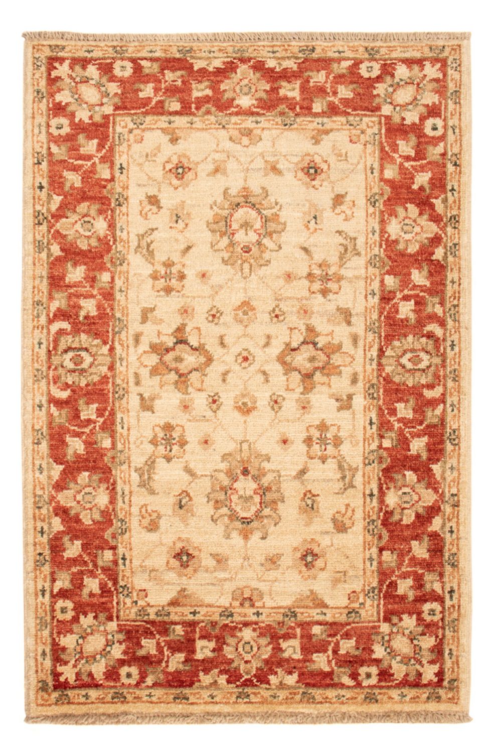 Ziegler Teppich - 90 x 58 cm - beige
