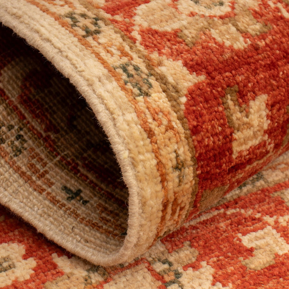 Ziegler Teppich - 90 x 58 cm - beige