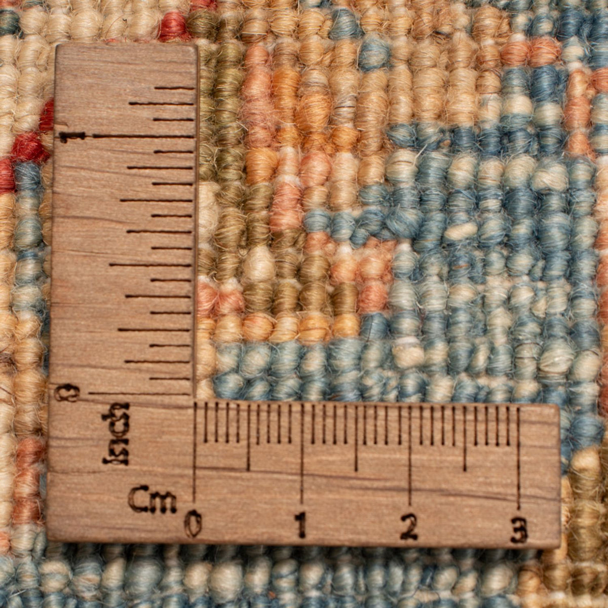 Ziegler Teppich - 69 x 49 cm - türkis