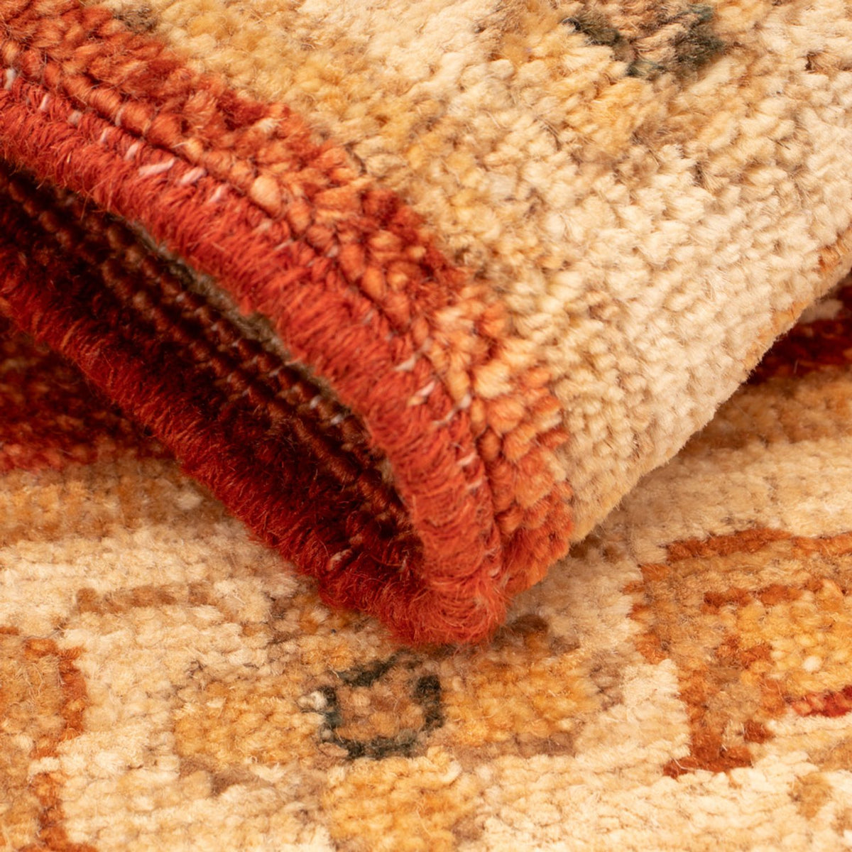 Ziegler Teppich - 67 x 49 cm - rost